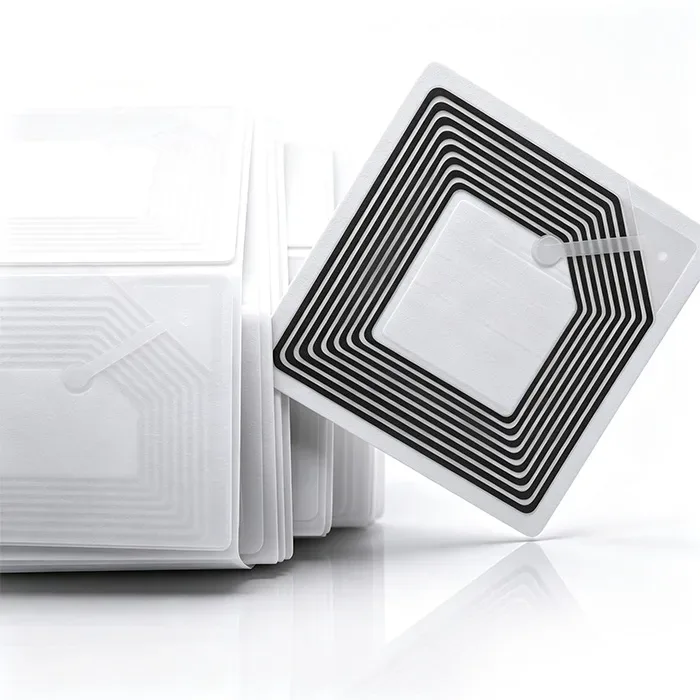 50*50mm 8.2MHz RF Label Anti Theft Sticker Antirrobo Commodity Sensor Retail Security Soft Sticker