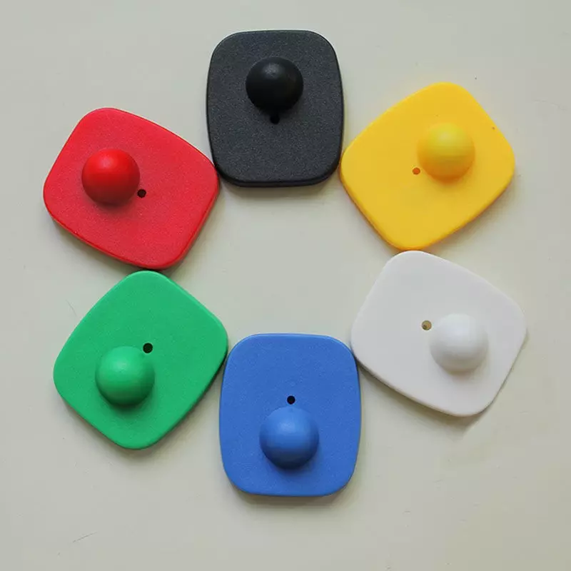 Anti-theft Alarm EAS RF System 8.2 MHz Clothing Security Mini Square Tags Anti-theft Alarm EAS RF System 8.2 MHz Clothing Security Mini Square Tags